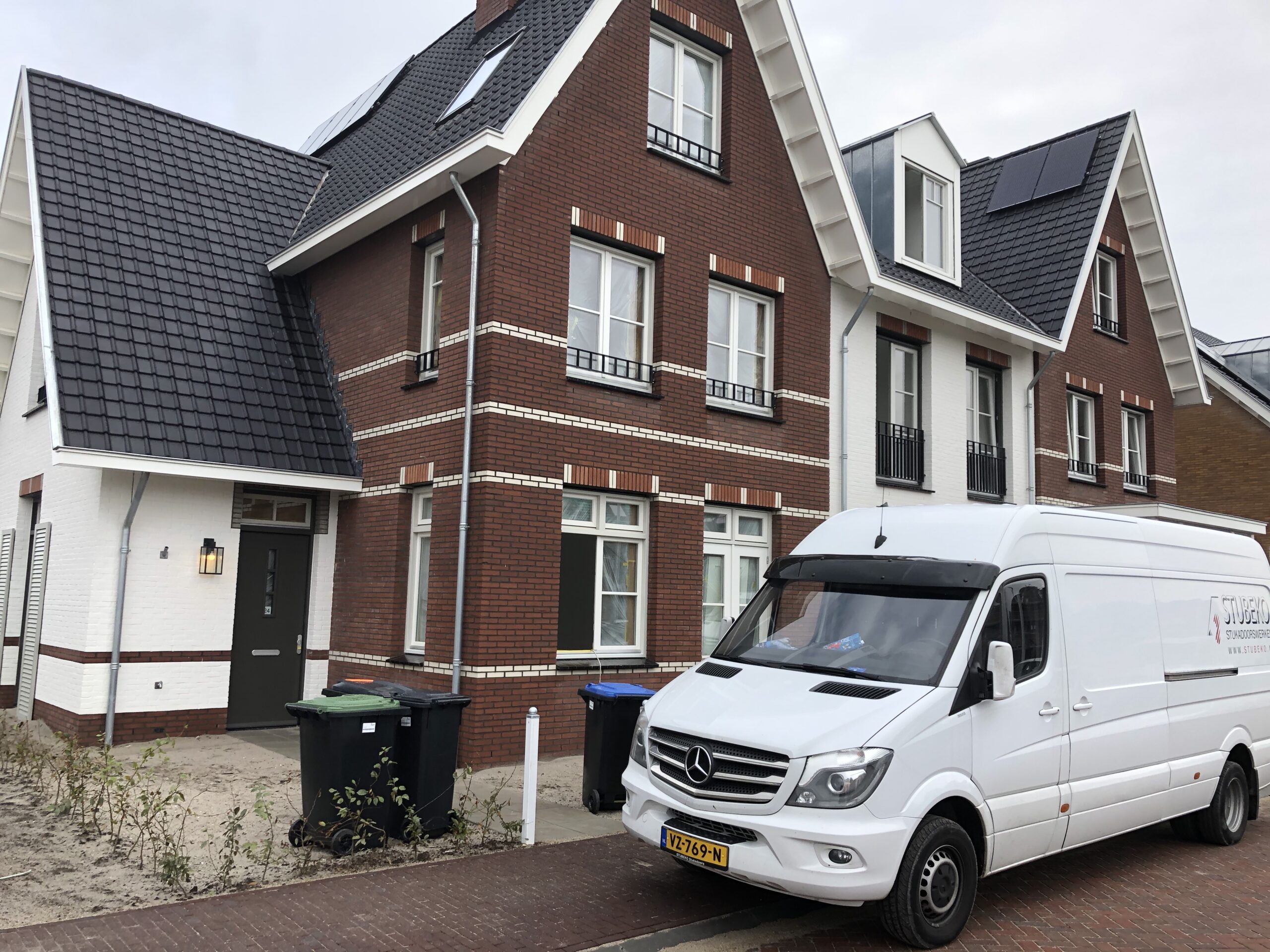 Weesp stukadoor nieuwbouw